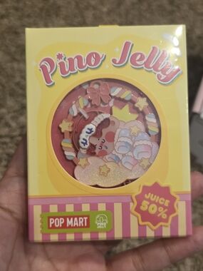 Pop Mart Pino Jelly Cute Character Pin - Pink & Yellow